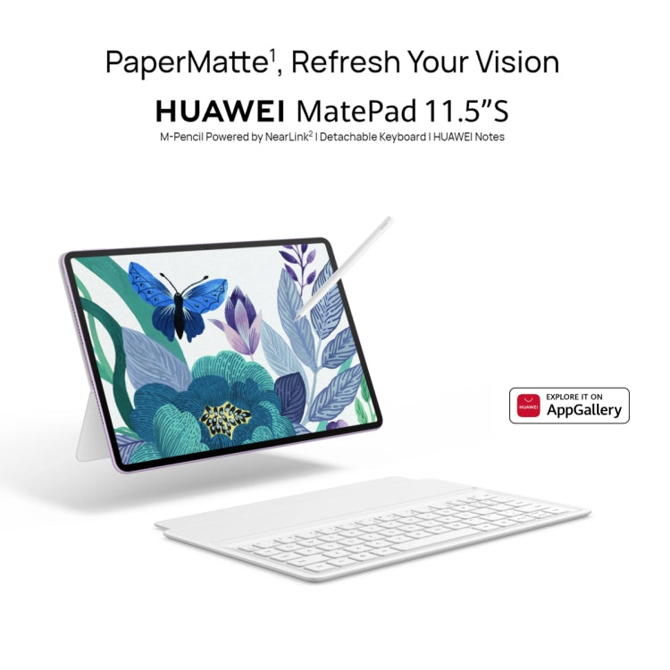 HUAWEI MatePad 11.5S PaperMatte Edition WIFI, 8GB+256GB, HarmonyOS 4.2 Hisilicon Kirin 9000WL, Not Support Google Play(Grey) - free shipping - PMC TechLife - Order now!