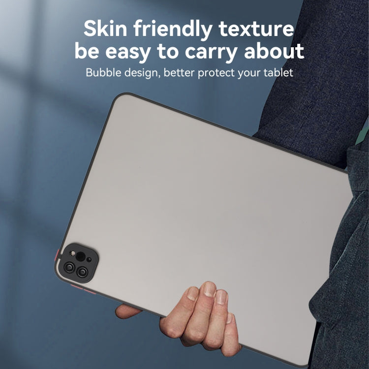 For iPad Air 11 2025 / 2024 Skin Feel 2 in 1 PC Hybrid TPU Tablet Case(Black) - iPad Air 11 2025 / 2024 Cases by PMC TechLife | Online Shopping South Africa | PMC TechLife | Buy Now Pay Later Mobicred