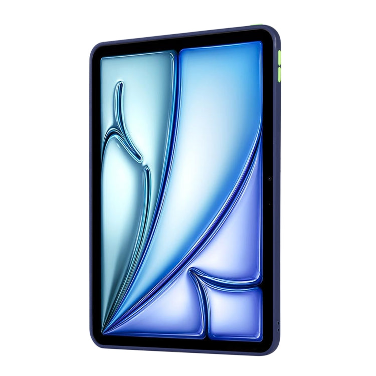 For iPad Air 11 2024 Skin Feel 2 in 1 PC Hybrid TPU Tablet Case(Blue) - iPad Pro 11 2024 Cases by PMC Jewellery | Online Shopping South Africa | PMC Jewellery | Buy Now Pay Later Mobicred