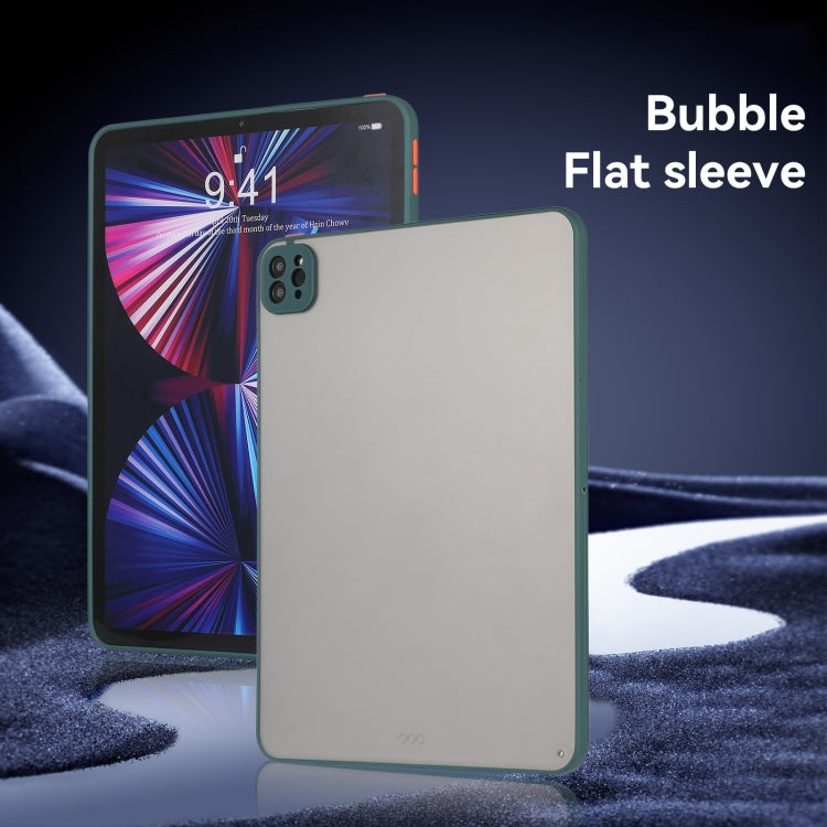 For iPad Pro 11 2024 Skin Feel 2 in 1 PC Hybrid TPU Tablet Case(Green) - iPad Pro 11 2024 Cases by PMC TechLife | Online Shopping South Africa | PMC TechLife | Buy Now Pay Later Mobicred