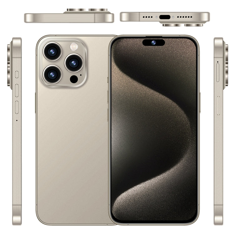 i15 Pro Max / Q5A, 6GB+128GB, 6.5 inch Screen, Face Identification, Android 10 MTK6762 Octa Core, OTG, NFC, Network: 4G, Dual SIM(Titanium Grey) -  by PMC TechLife | Online Shopping South Africa | PMC TechLife