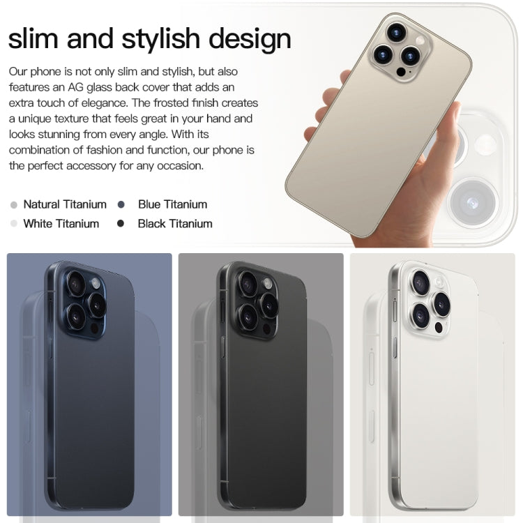 i15 Pro Max / Q5A, 6GB+128GB, 6.5 inch Screen, Face Identification, Android 10 MTK6762 Octa Core, OTG, NFC, Network: 4G, Dual SIM(Titanium Grey) -  by PMC TechLife | Online Shopping South Africa | PMC TechLife
