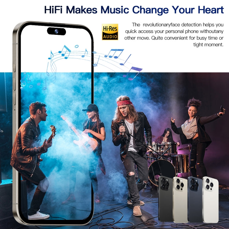 i15 Pro Max / Q5, 2GB+16GB, 6.5 inch Screen, Face Identification, Android 8.1 MTK6580P Quad Core, Network: 3G, Dual SIM(Titanium Black) -  by PMC TechLife | Online Shopping South Africa | PMC TechLife