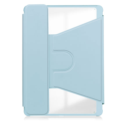 For iPad Pro 13 2024 Transparent Rotation Smart Leather Tablet Case(Sky Blue) - iPad Pro 13 2024 Cases by PMC Jewellery | Online Shopping South Africa | PMC Jewellery | Buy Now Pay Later Mobicred