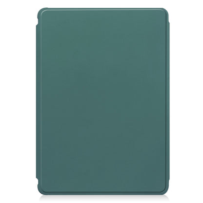 For iPad Air 13 2024 Transparent Rotation Smart Leather Tablet Case(Dark Green) - iPad Air 13 2024 Cases by PMC Jewellery | Online Shopping South Africa | PMC Jewellery | Buy Now Pay Later Mobicred