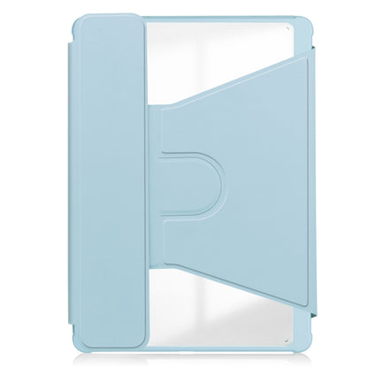 For iPad Air 13 2024 Transparent Rotation Smart Leather Tablet Case(Sky Blue) - iPad Air 13 2024 Cases by PMC Jewellery | Online Shopping South Africa | PMC Jewellery | Buy Now Pay Later Mobicred