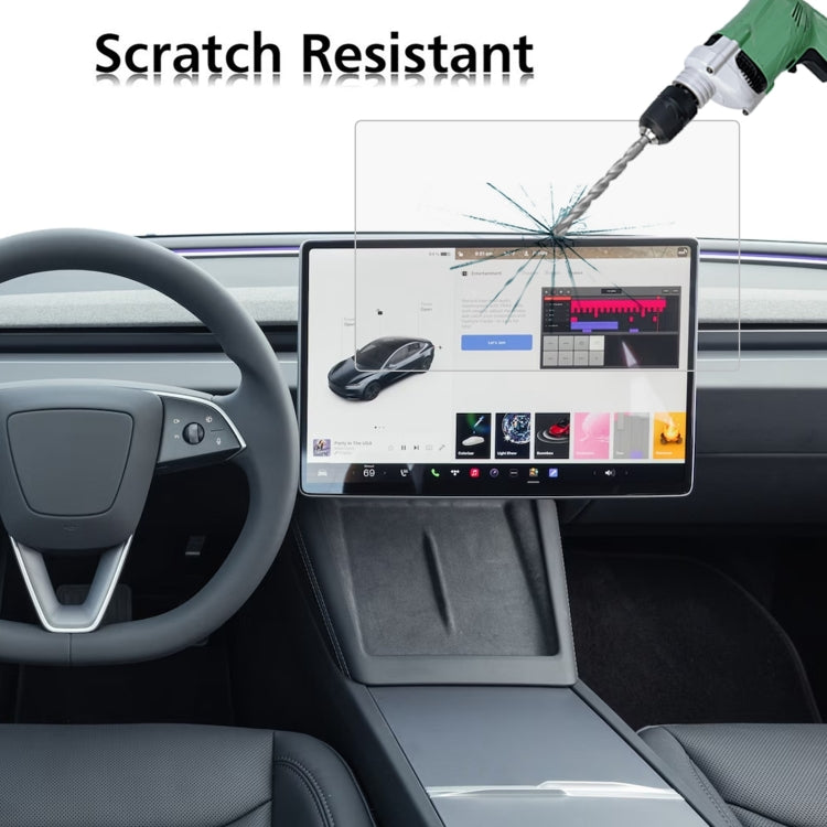 For Tesla Model 3 2024 2pcs Car Navigator Protective Film Tempered Glass Film - Accessories by PMC TechLife | Online Shopping South Africa | PMC TechLife | Buy Now Pay Later Mobicred