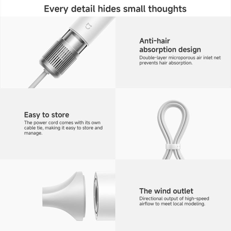 Xiaomi Mijia High Speed Hair Dryer H501,US Plug(Grey) - free shipping - PMC TechLife - Order now!