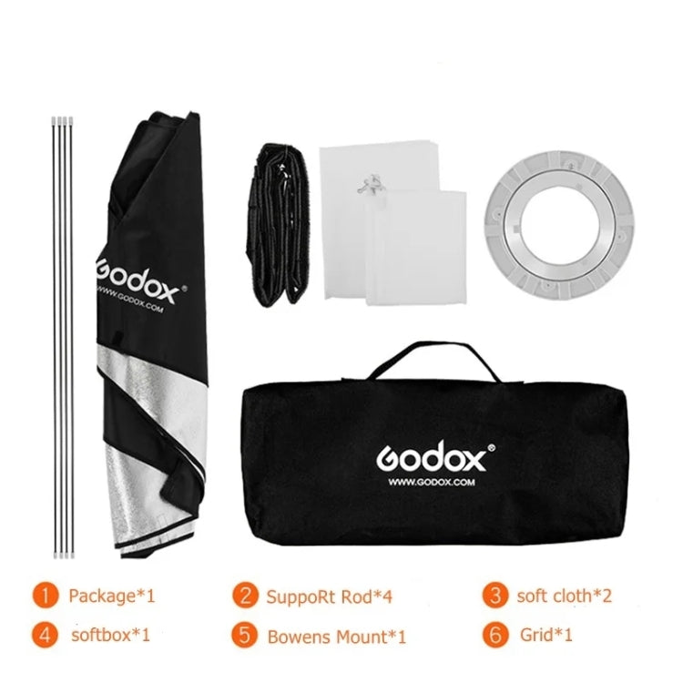 Godox SB-FW Series Bowens Mount Softbox Honeycomb Grid, Size:30 x 120cm - free shipping - PMC TechLife - Order now!