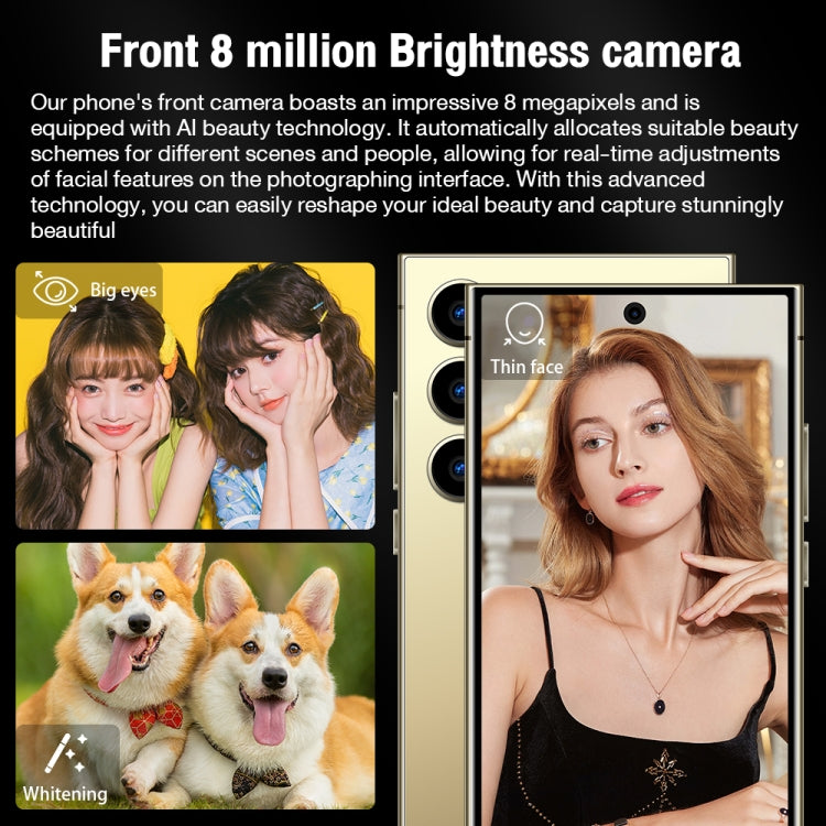 S24 Ultra / L26, L26 2GB+16GB, 6.75 inch Screen, Face Identification, Android 8.1 MTK6580P Quad Core, Network: 3G, Dual SIM(Gold) -  by PMC TechLife | Online Shopping South Africa | PMC TechLife