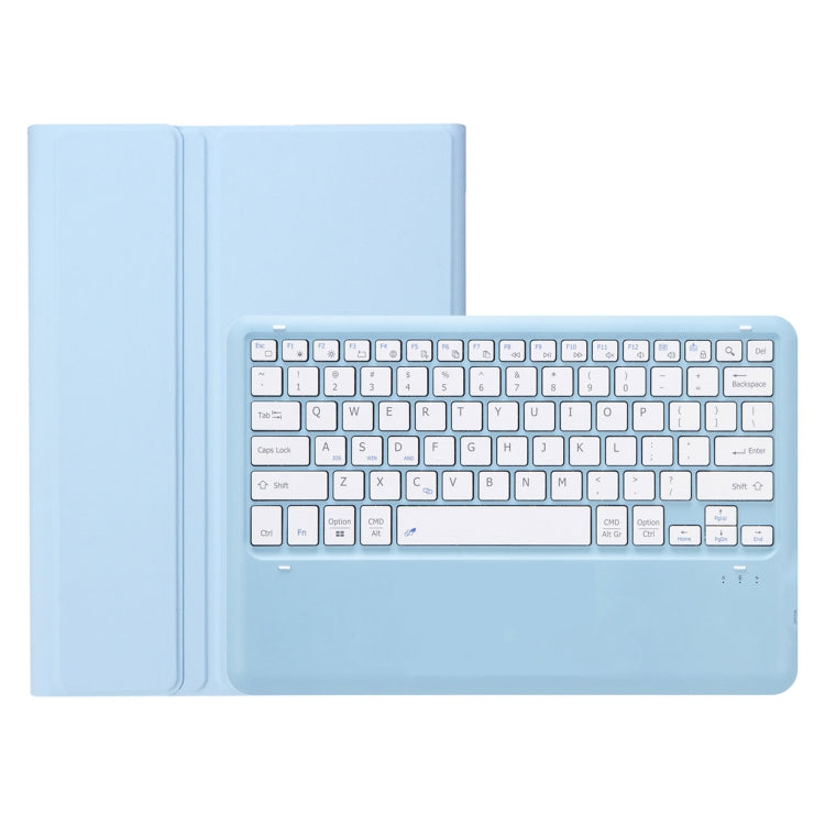 For iPad Pro 13 2024 A13B Detachable Ultra-Thin Bluetooth Keyboard Leather Tablet Case with Pen Slot(Light Blue) - For iPad Pro by PMC Jewellery | Online Shopping South Africa | PMC Jewellery | Buy Now Pay Later Mobicred