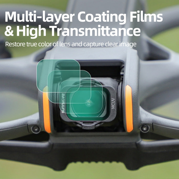 For DJI Avata 2 Sunnylife Camera Lens Filter, Filter:4 in 1 MCUV ND8/16/32 - Lens Filter by Sunnylife | Online Shopping South Africa | PMC TechLife | Buy Now Pay Later Mobicred