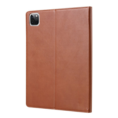 For iPad Pro 13 2024 Knead Skin Texture Horizontal Flip Leather Smart Tablet Case(Brown) - iPad Pro 13 2024 Cases by PMC Jewellery | Online Shopping South Africa | PMC Jewellery | Buy Now Pay Later Mobicred