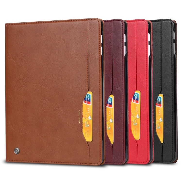 For iPad Pro 11 2024 Knead Skin Texture Horizontal Flip Leather Smart Tablet Case(Brown) - iPad Pro 11 2024 Cases by PMC TechLife | Online Shopping South Africa | PMC TechLife | Buy Now Pay Later Mobicred