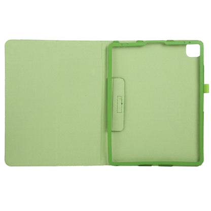 For iPad Air 11 2024 Litchi Texture Solid Color Leather Tablet Case(Green) - iPad Air 11 2024 Cases by PMC Jewellery | Online Shopping South Africa | PMC Jewellery | Buy Now Pay Later Mobicred