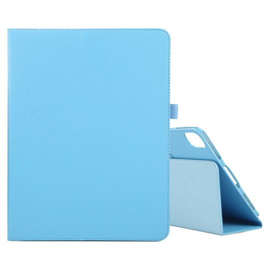 For iPad Air 11 2024 Litchi Texture Solid Color Leather Tablet Case(Sky Blue) - iPad Air 11 2024 Cases by PMC Jewellery | Online Shopping South Africa | PMC Jewellery | Buy Now Pay Later Mobicred