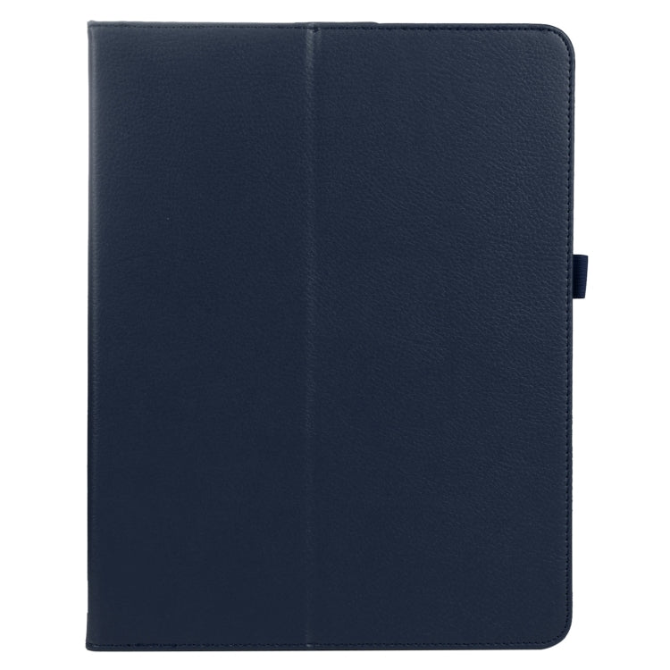 For iPad Pro 11 2024 Litchi Texture Solid Color Leather Tablet Case(Dark Blue) - iPad Pro 11 2024 Cases by PMC Jewellery | Online Shopping South Africa | PMC Jewellery | Buy Now Pay Later Mobicred