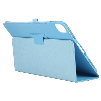 For iPad Pro 11 2024 Litchi Texture Solid Color Leather Tablet Case(Sky Blue) - iPad Pro 11 2024 Cases by PMC Jewellery | Online Shopping South Africa | PMC Jewellery | Buy Now Pay Later Mobicred