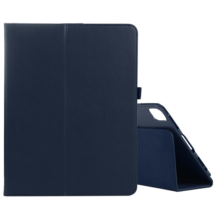 For iPad Pro 13 2024 Litchi Texture Solid Color Leather Tablet Case(Dark Blue) - iPad Pro 13 2024 Cases by PMC Jewellery | Online Shopping South Africa | PMC Jewellery | Buy Now Pay Later Mobicred