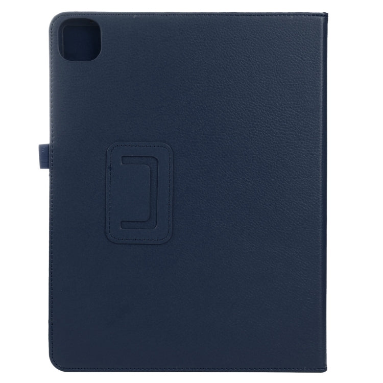 For iPad Pro 13 2024 Litchi Texture Solid Color Leather Tablet Case(Dark Blue) - iPad Pro 13 2024 Cases by PMC Jewellery | Online Shopping South Africa | PMC Jewellery | Buy Now Pay Later Mobicred