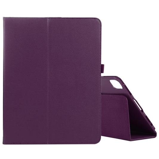 For iPad Pro 13 2024 Litchi Texture Solid Color Leather Tablet Case(Purple) - iPad Pro 13 2024 Cases by PMC Jewellery | Online Shopping South Africa | PMC Jewellery | Buy Now Pay Later Mobicred