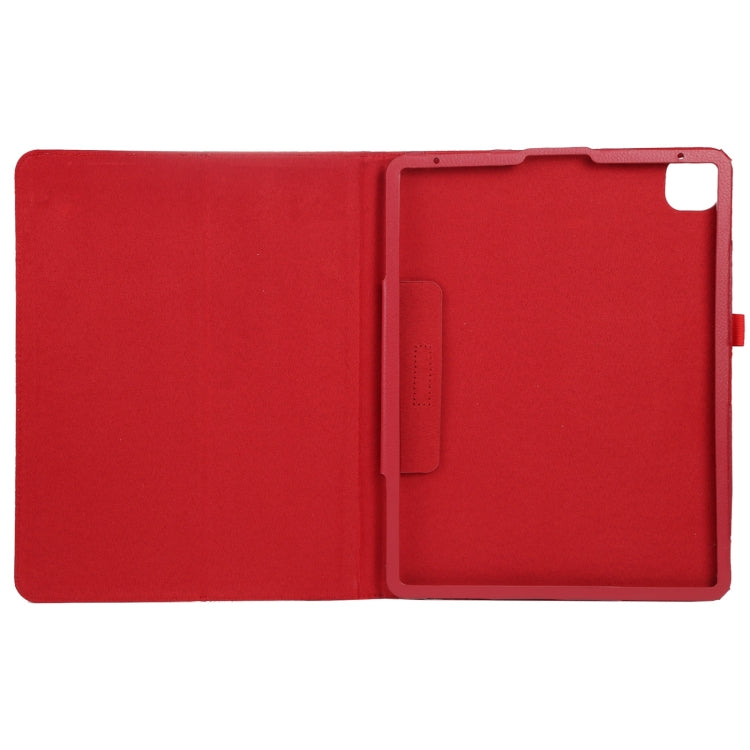 For iPad Pro 13 2024 Litchi Texture Solid Color Leather Tablet Case(Red) - iPad Pro 13 2024 Cases by PMC Jewellery | Online Shopping South Africa | PMC Jewellery | Buy Now Pay Later Mobicred