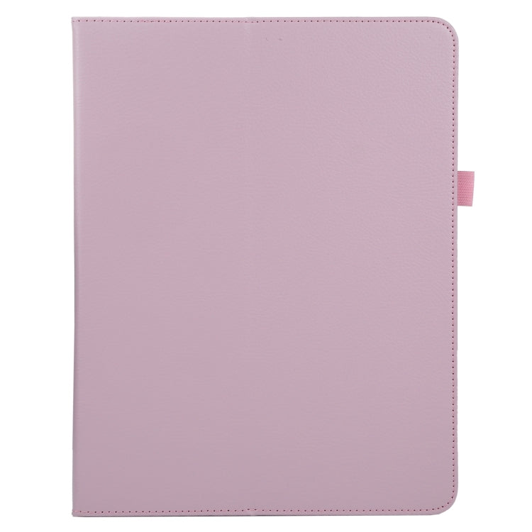 For iPad Pro 13 2024 Litchi Texture Solid Color Leather Tablet Case(Pink) - iPad Pro 13 2024 Cases by PMC Jewellery | Online Shopping South Africa | PMC Jewellery | Buy Now Pay Later Mobicred