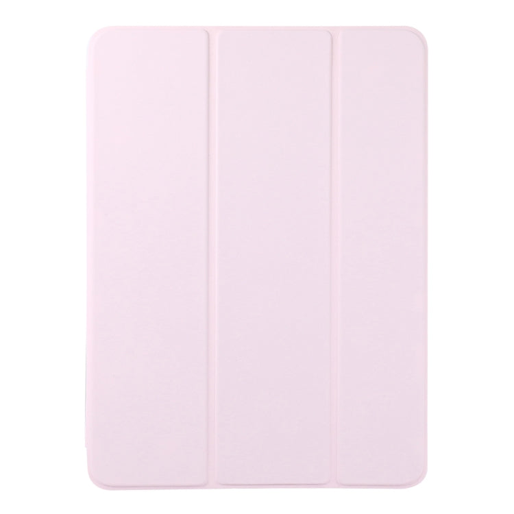 For iPad Pro 13 2024 Double-sided Clip Non-buckle Magnetic PU Smart Tablet Case(Pink) - iPad Air 13 2024 Cases by PMC Jewellery | Online Shopping South Africa | PMC Jewellery | Buy Now Pay Later Mobicred