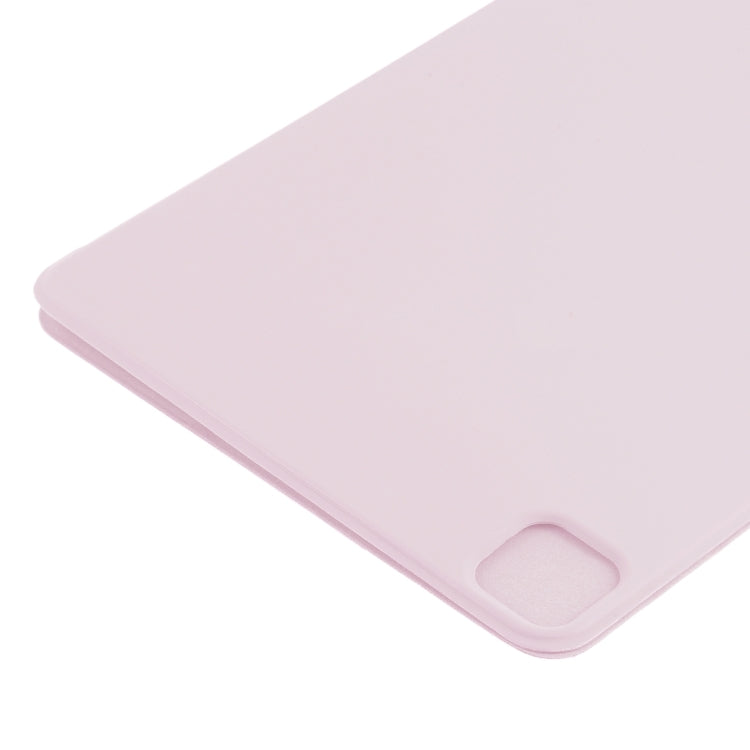 For iPad Pro 13 2024 Double-sided Clip Non-buckle Magnetic PU Smart Tablet Case(Pink) - iPad Air 13 2024 Cases by PMC Jewellery | Online Shopping South Africa | PMC Jewellery | Buy Now Pay Later Mobicred