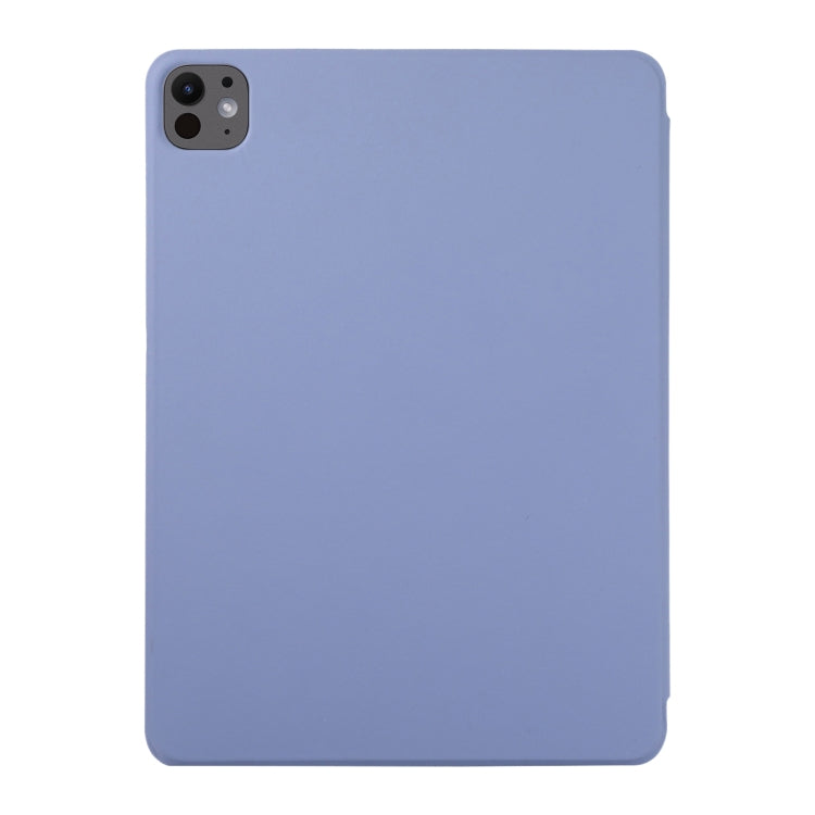 For iPad Pro 13 2024 Double-sided Clip Non-buckle Magnetic PU Smart Tablet Case(Purple) - iPad Air 13 2024 Cases by PMC Jewellery | Online Shopping South Africa | PMC Jewellery | Buy Now Pay Later Mobicred