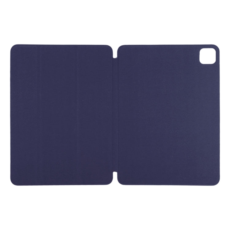 For iPad Pro 13 2024 Double-sided Clip Non-buckle Magnetic PU Smart Tablet Case(Dark Blue) - iPad Air 13 2025 / 2024 Cases by PMC TechLife | Online Shopping South Africa | PMC TechLife | Buy Now Pay Later Mobicred