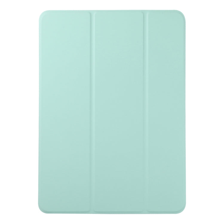 For iPad Pro 11 2024 Double-sided Clip Non-buckle Magnetic PU Smart Tablet Case(Light Green) - iPad Pro 11 2024 Cases by PMC Jewellery | Online Shopping South Africa | PMC Jewellery | Buy Now Pay Later Mobicred