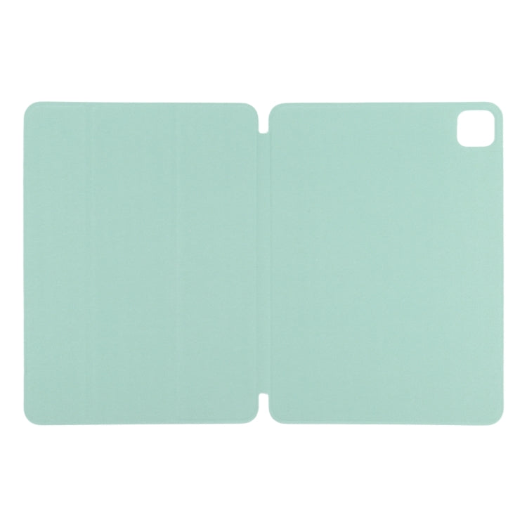 For iPad Pro 11 2024 Double-sided Clip Non-buckle Magnetic PU Smart Tablet Case(Light Green) - iPad Pro 11 2024 Cases by PMC TechLife | Online Shopping South Africa | PMC TechLife | Buy Now Pay Later Mobicred