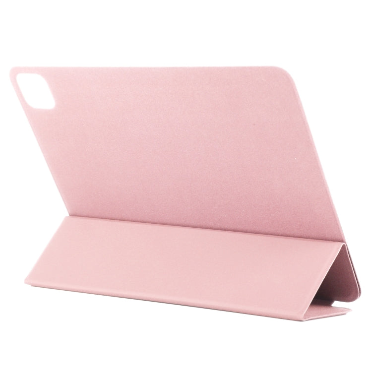 For iPad Pro 11 2024 Double-sided Clip Non-buckle Magnetic PU Smart Tablet Case(Rose Gold) - iPad Pro 11 2024 Cases by PMC Jewellery | Online Shopping South Africa | PMC Jewellery | Buy Now Pay Later Mobicred