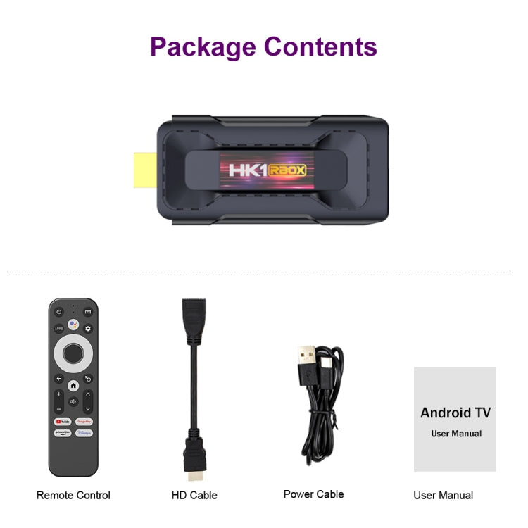 HK1 RBOX D8 RK3528 Android 13.0 Quad Core 8K HD Wifi6 Bluetooth TV Stick, RAM:2GB+16GB(EU Plug) - Android TV Sticks by PMC TechLife | Online Shopping South Africa | PMC TechLife | Buy Now Pay Later Mobicred