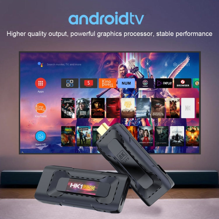 HK1 RBOX D8 RK3528 Android 13.0 Quad Core 8K HD Wifi6 Bluetooth TV Stick, RAM:4GB+32GB(AU Plug) - Android TV Sticks by PMC Jewellery | Online Shopping South Africa | PMC Jewellery | Buy Now Pay Later Mobicred