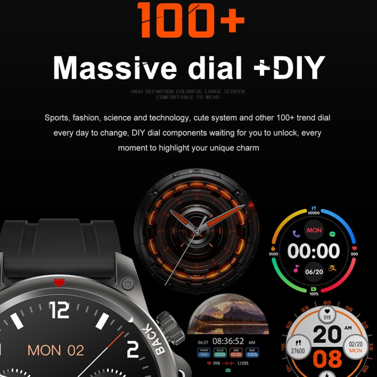 DK68 1.53 inch IP67 BT 5.0 Fitness Sport Smart Watch, Support LED Flashlight / Bluetooth Call / Sleep / Blood Oxygen / Heart Rate / Blood Pressure Health Monitor(Black) - Smart Watches by PMC TechLife | Online Shopping South Africa | PMC TechLife | Buy Now Pay Later Mobicred