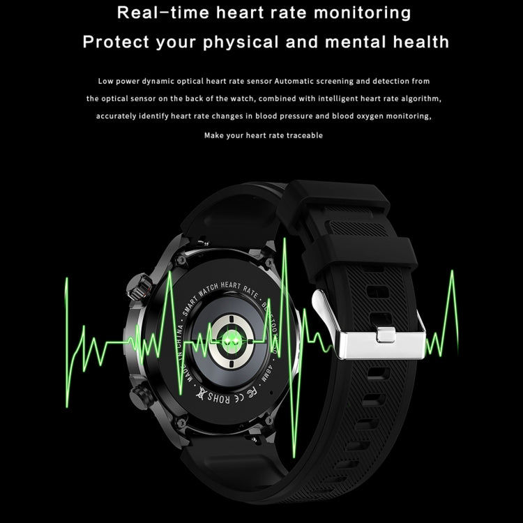 DK67 1.53 inch IP67 BT 5.0 Fitness Sport Smart Watch, Support Bluetooth Call / Sleep / Blood Oxygen / Heart Rate / Blood Pressure Health Monitor(Black) - Smart Watches by PMC TechLife | Online Shopping South Africa | PMC TechLife | Buy Now Pay Later Mobicred