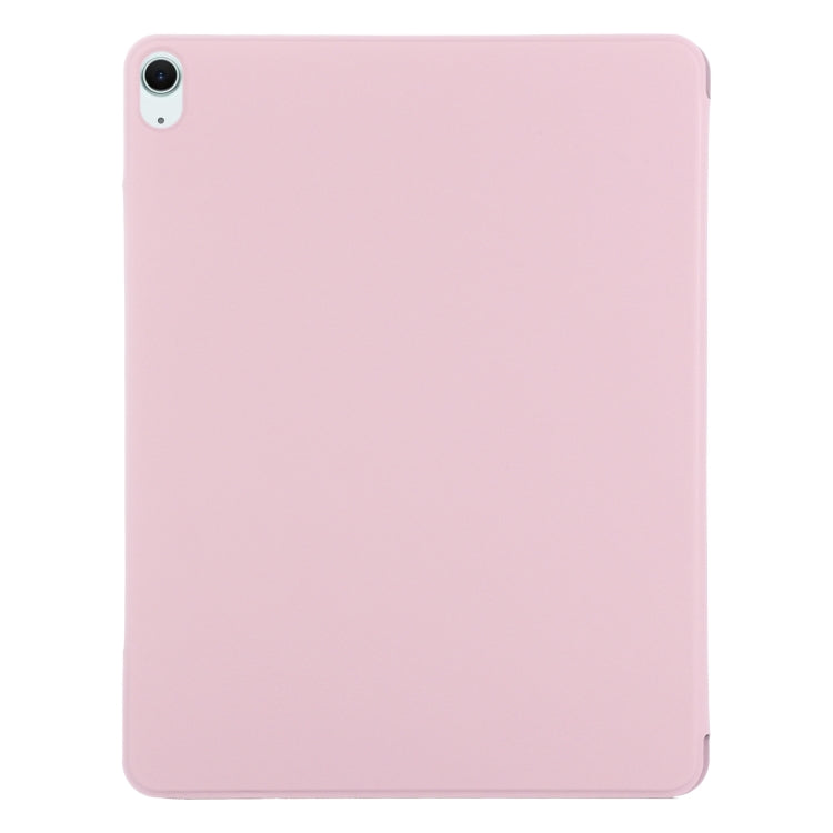 For iPad Air 11 2025 / 2024 Double-sided Clip Fixed Buckle Magnetic PU Leather Smart Tablet Case(Rose Gold) - iPad Air 11 2025 / 2024 Cases by PMC TechLife | Online Shopping South Africa | PMC TechLife | Buy Now Pay Later Mobicred