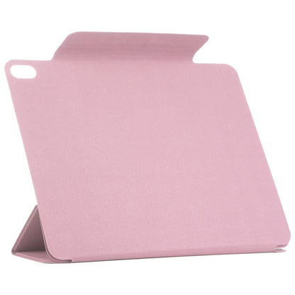 For iPad Air 11 2024 Double-sided Clip Fixed Buckle Magnetic PU Leather Smart Tablet Case(Light Pink) - iPad Air 11 2024 Cases by PMC Jewellery | Online Shopping South Africa | PMC Jewellery | Buy Now Pay Later Mobicred