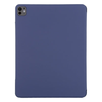 For iPad Pro 11 2024 Double-sided Clip Fixed Buckle Magnetic PU Leather Smart Tablet Case(Dark Blue) - iPad Pro 11 2024 Cases by PMC Jewellery | Online Shopping South Africa | PMC Jewellery | Buy Now Pay Later Mobicred