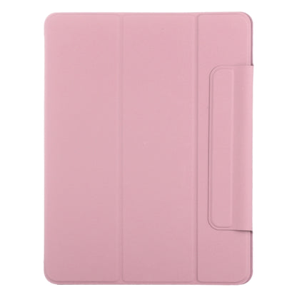 For iPad Pro 11 2024 Double-sided Clip Fixed Buckle Magnetic PU Leather Smart Tablet Case(Light Pink) - iPad Pro 11 2024 Cases by PMC Jewellery | Online Shopping South Africa | PMC Jewellery | Buy Now Pay Later Mobicred