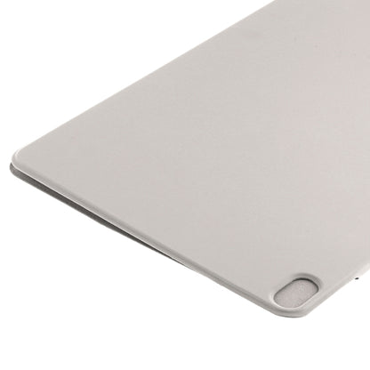For iPad Air 13 2024 Double-sided Clip Fixed Buckle Magnetic PU Leather Smart Tablet Case(Grey) - iPad Air 13 2024 Cases by PMC Jewellery | Online Shopping South Africa | PMC Jewellery | Buy Now Pay Later Mobicred