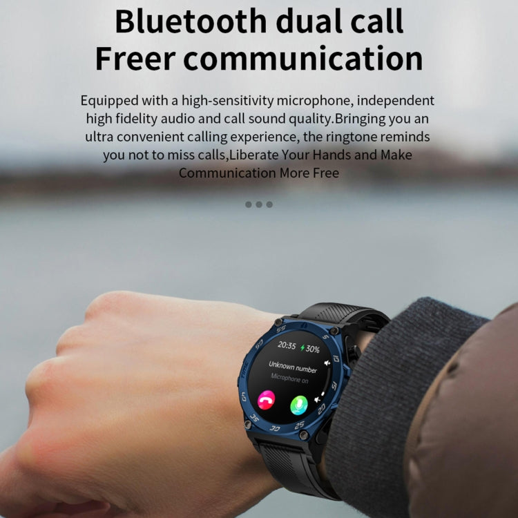 LC18 1.53 inch IP67 BT5.0 Sport Smart Watch with Earbuds, Support Bluetooth Call / Sleep / Blood Oxygen / Heart Rate / Blood Pressure Health Monitor(Black) - Smart Watches by PMC TechLife | Online Shopping South Africa | PMC TechLife | Buy Now Pay Later Mobicred