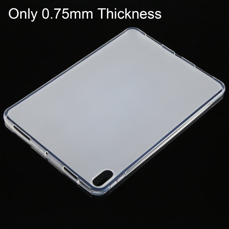 For iPad Air 11 2025 / 2024 / 5 / 4 0.75mm Shockproof Outside Glossy Inside Frosted TPU Tablet Case(Transparent) - iPad Air 11 2025 / 2024 Cases by PMC TechLife | Online Shopping South Africa | PMC TechLife | Buy Now Pay Later Mobicred