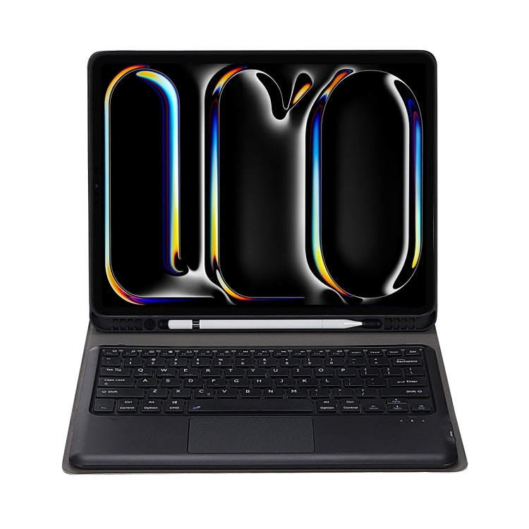For iPad Pro 13 2024 A14B-A Detachable Ultra-Thin Bluetooth Touch Keyboard Leather Tablet Case with Pen Slot(Gold) - For iPad Pro by PMC TechLife | Online Shopping South Africa | PMC TechLife | Buy Now Pay Later Mobicred