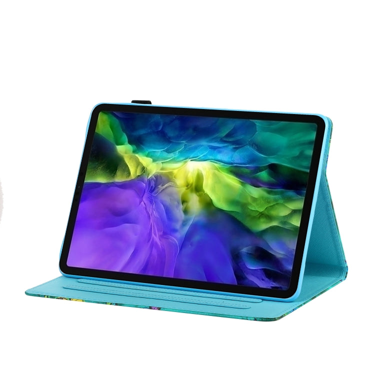 For iPad Pro 11 2024 Coloured Drawing Stitching Smart Leather Tablet Case(Colorful Elephant) - iPad Pro 11 2024 Cases by PMC TechLife | Online Shopping South Africa | PMC TechLife | Buy Now Pay Later Mobicred