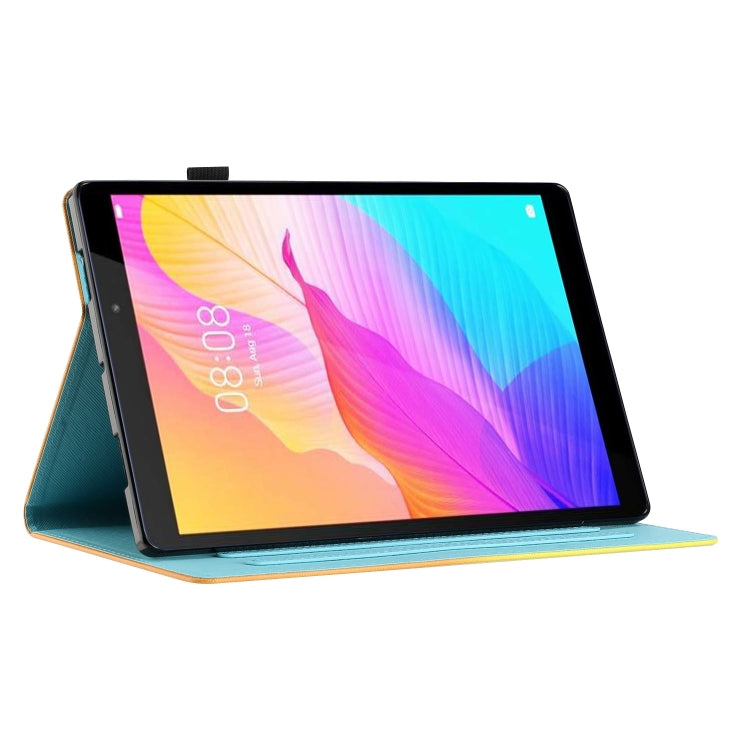 For iPad Pro 11 2024 Stitching Gradient Smart Leather Tablet Case(Purple Blue) - iPad Pro 11 2024 Cases by PMC Jewellery | Online Shopping South Africa | PMC Jewellery | Buy Now Pay Later Mobicred