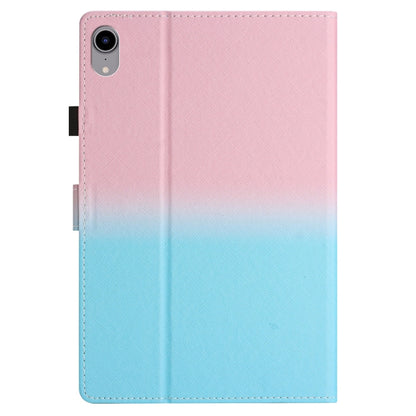 For iPad Pro 11 2024 Stitching Gradient Smart Leather Tablet Case(Pink Blue) - iPad Pro 11 2024 Cases by PMC Jewellery | Online Shopping South Africa | PMC Jewellery | Buy Now Pay Later Mobicred