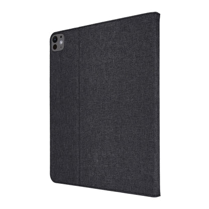 For iPad Air 13 2024 Fabric Leather Tablet Case(Black) - iPad Air 13 2024 Cases by PMC Jewellery | Online Shopping South Africa | PMC Jewellery | Buy Now Pay Later Mobicred